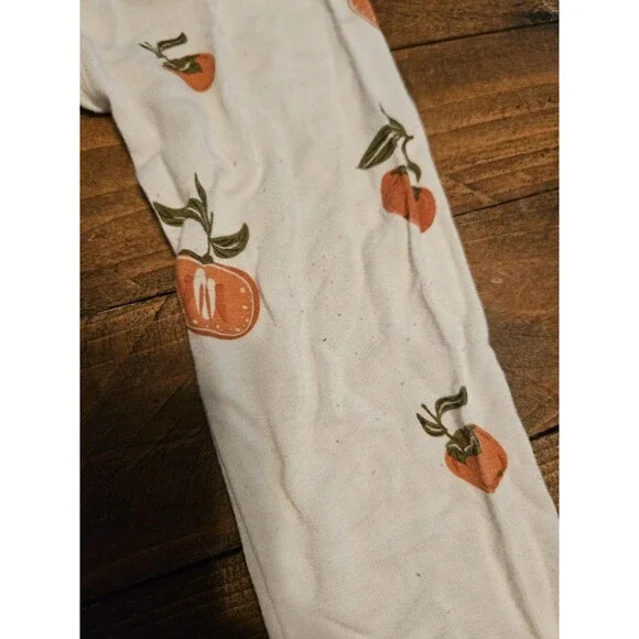 Kyte Baby Toddler Pajamas 2 Piece  Persimmon Orange Gender Neutral Bamboo 12-18 - Picture 3 of 5